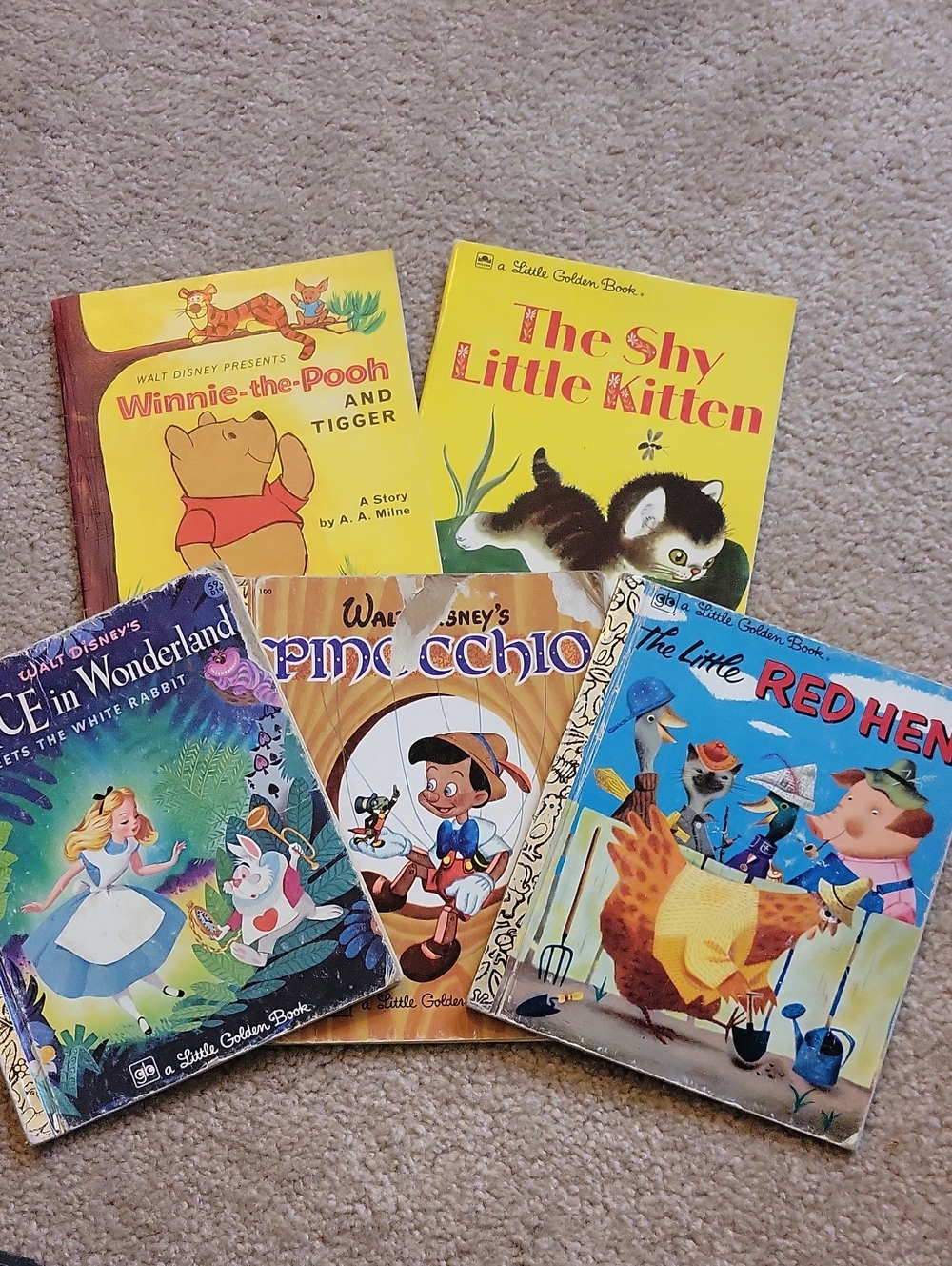 Vtg Golden Books